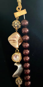 Agate stone necklace set