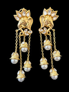 Elephant tassel earrings