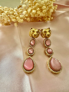 Pink Sabyasachi inspired earrings