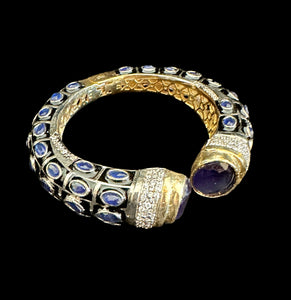 Sapphire openable bracelet