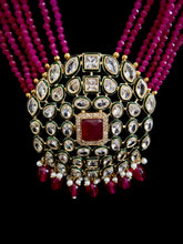 Load image into Gallery viewer, Hot pink pendant set
