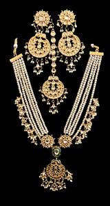 Kundan long necklace set