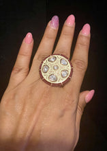 Load image into Gallery viewer, Ivory kundan ring
