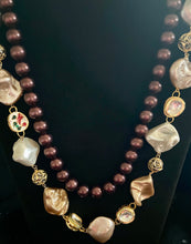 Load image into Gallery viewer, Agate stone necklace set
